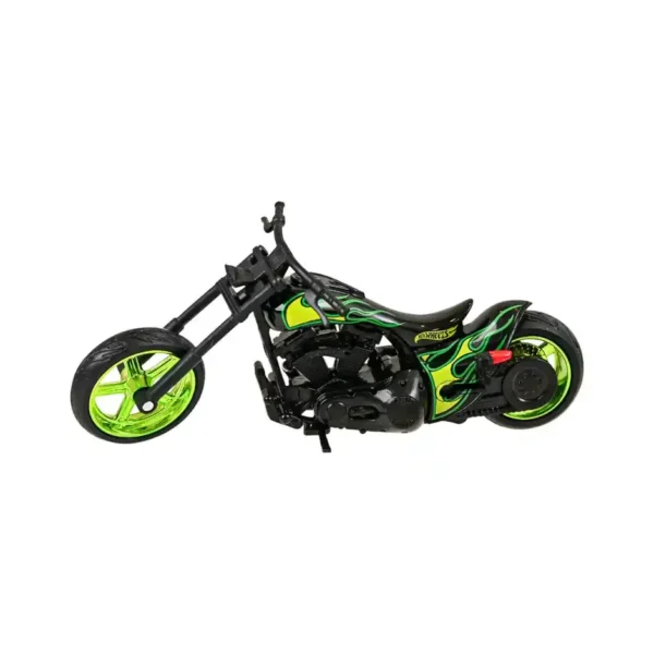 Hot Wheels 1:18 Moto 1 MOTO TWIN FLAME Toy Motorcycle for Collectors and Kids